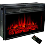 Electric Fireplace with Remote (28 Inches)